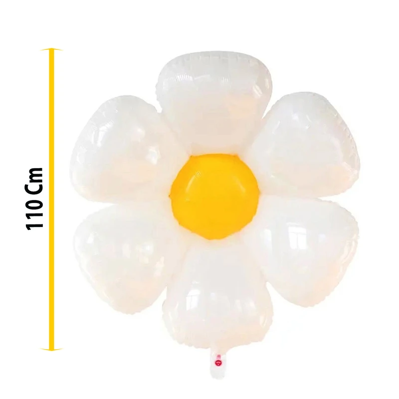 بادکنک فویلی طرح بابونه بزرگ