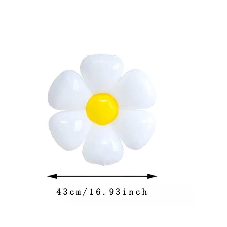 بادکنک فویلی طرح بابونه کوچک