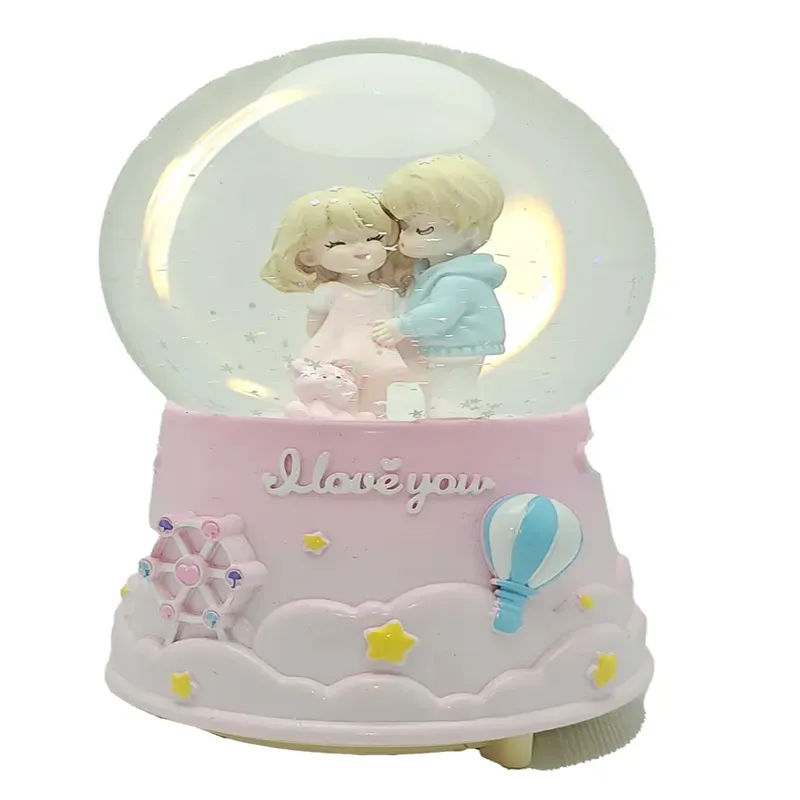 گوی موزیکال دختر پسر صورتی