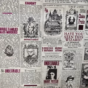 کاغذ کادو طرح هری پاتر