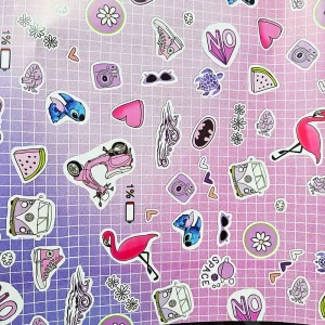 کاغذ کادو طرح دخترونه