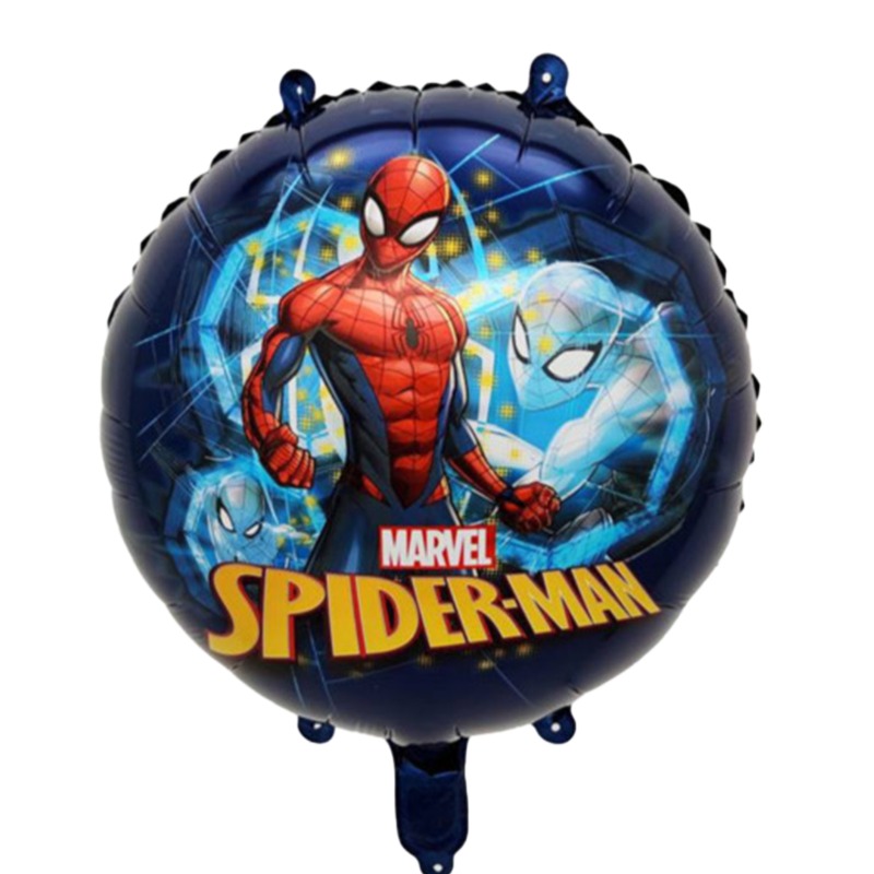 بادکنک فویلی گرد اسپایدرمن