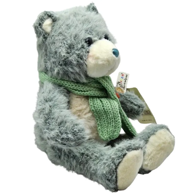 عروسک پولیشی خرس شال سبز