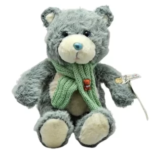 عروسک پولیشی خرس شال سبز