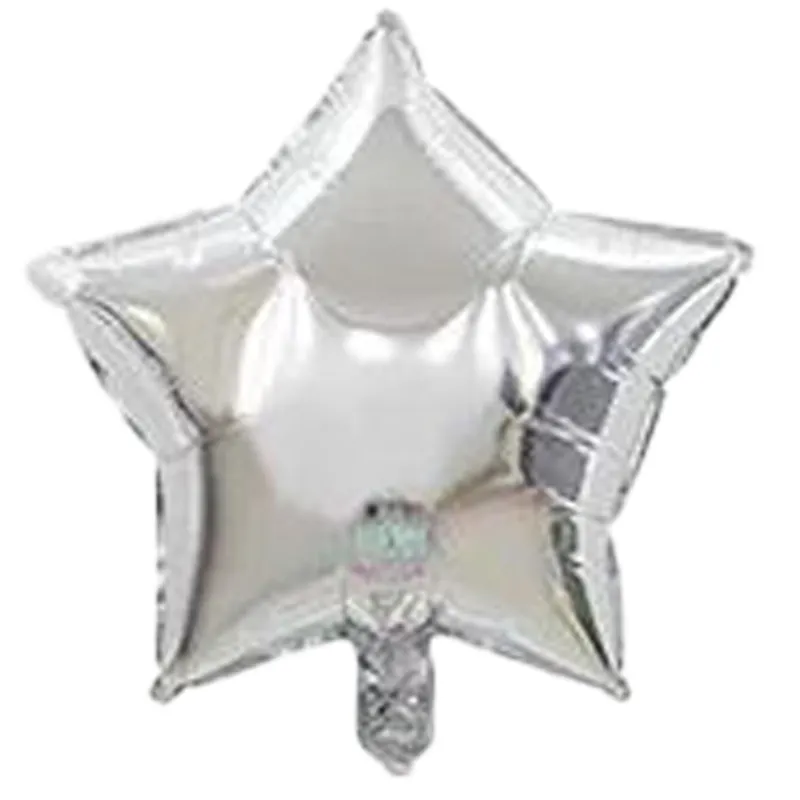 بادکنک فویلی ستاره نقره ای