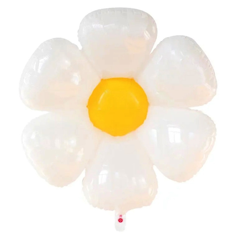 بادکنک فویلی طرح بابونه بزرگ