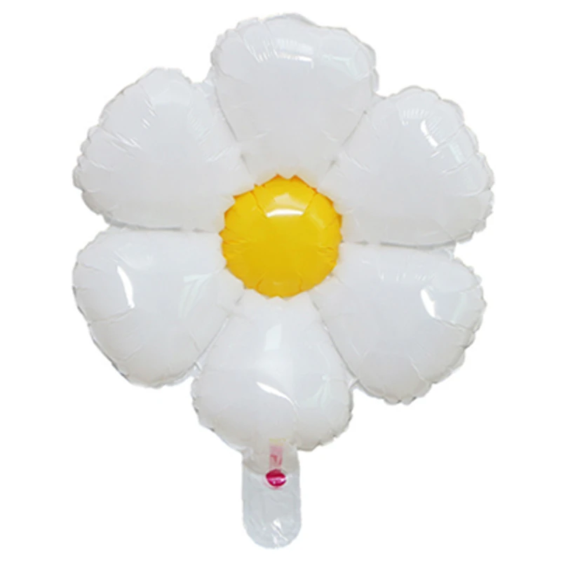 بادکنک فویلی طرح بابونه کوچک