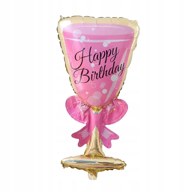 بادکنک فویلی طرح جام تولدت مبارک