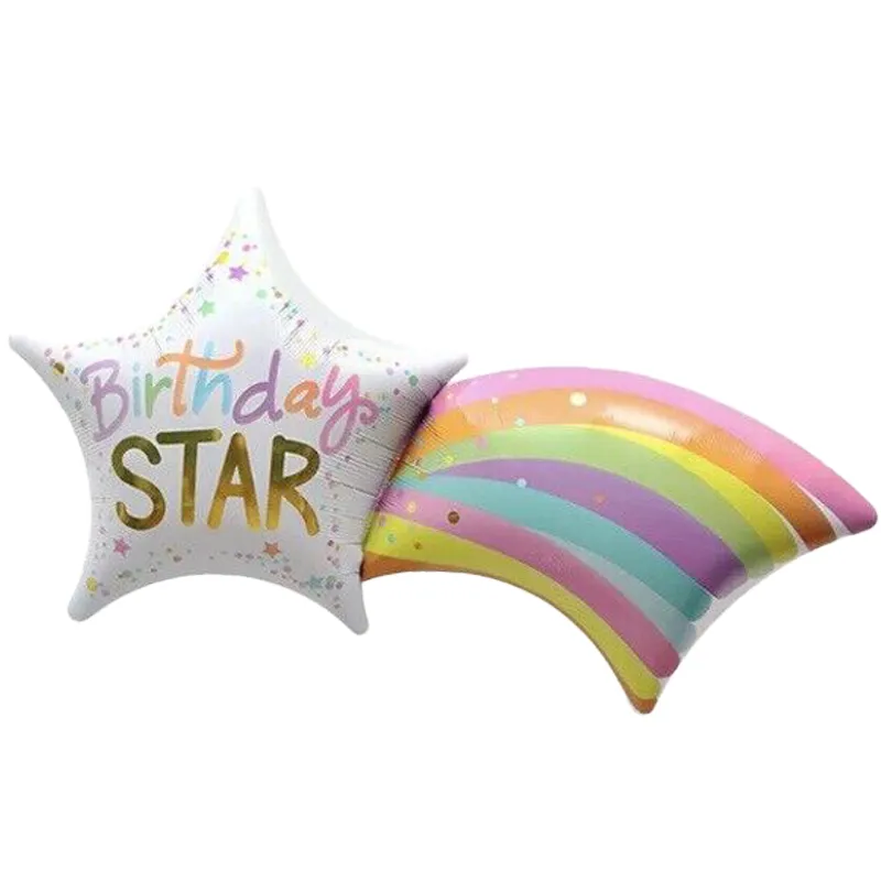 بادکنک فویلی طرح ستاره دنباله دار