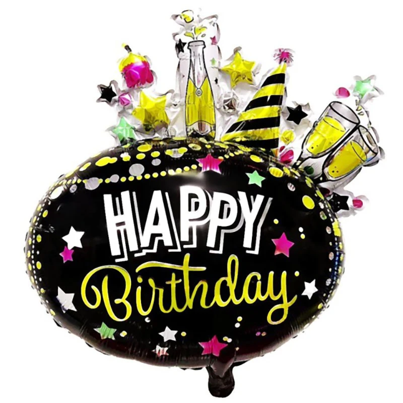 بادکنک فویلی طرح هپی بیزی