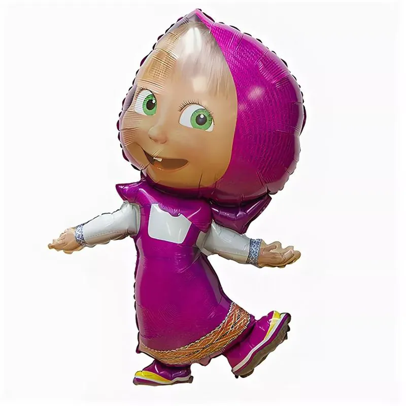 بادکنک فویلی فیگور طرح ماشا