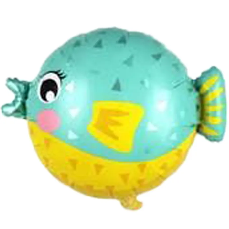 بادکنک فویلی فیگور طرح ماهی تپل خاردار