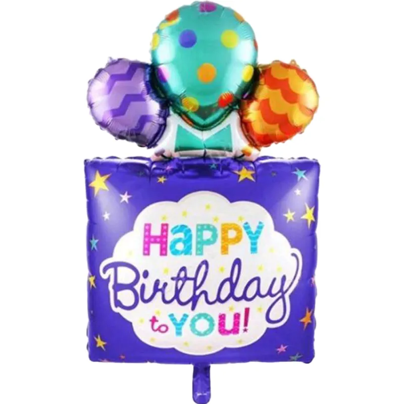 بادکنک فویلی فیگور طرح گیفت کارت هپی