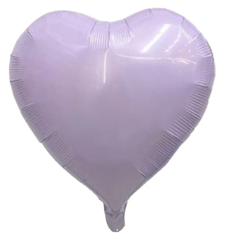 بادکنک فویلی قلب بنفش پاستلی