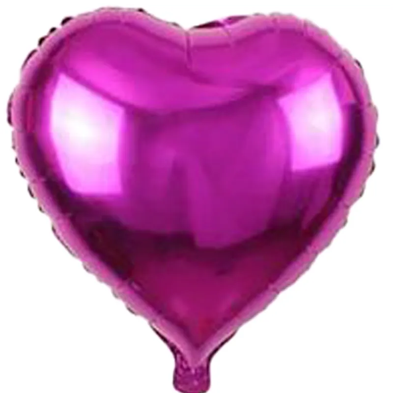 بادکنک فویلی قلب سرخابی