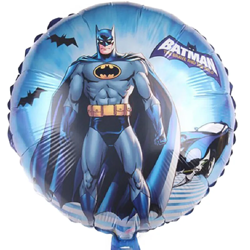بادکنک فویلی گرد طرح بتمن