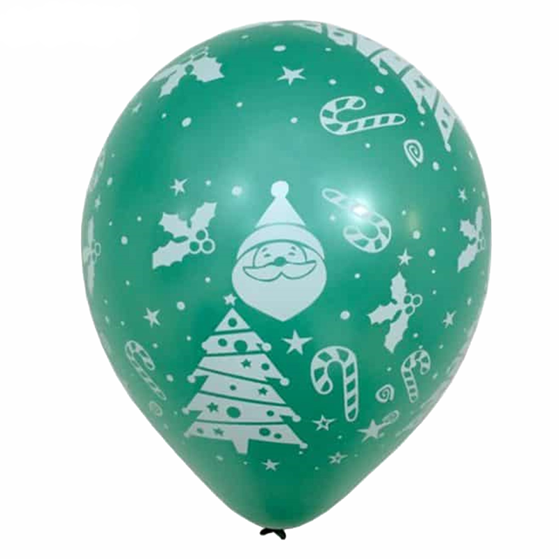 بادکنک لاتکس کریسمسی سبز