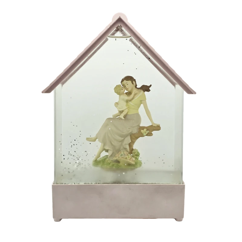 گوی موزیکال لاکچری چراغدار طرح مادر