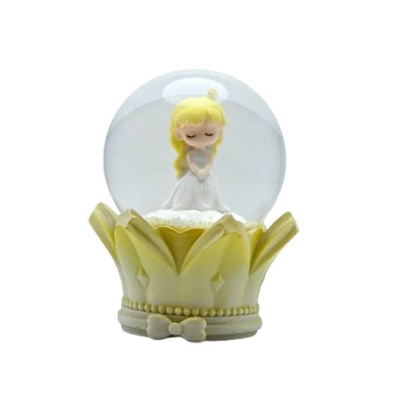 گوی کوچک پرنسس زرد چراغدار (بدون موزیک )