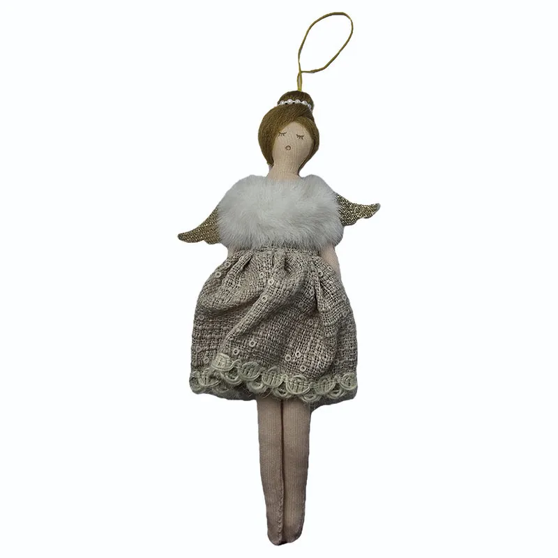 آویز دختر عروس دامن کرمی