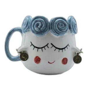 ماگ فرفری آبی